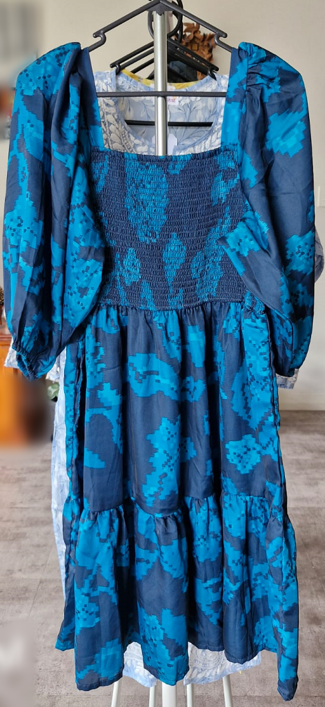 Blue Chiffon Dress - DP1