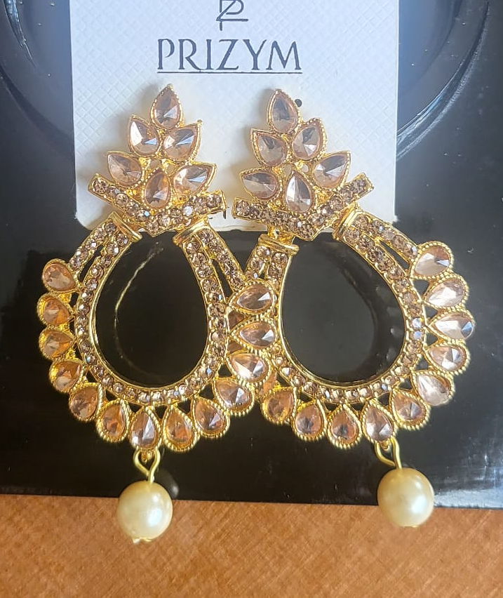Statement Earring with Stones - E15