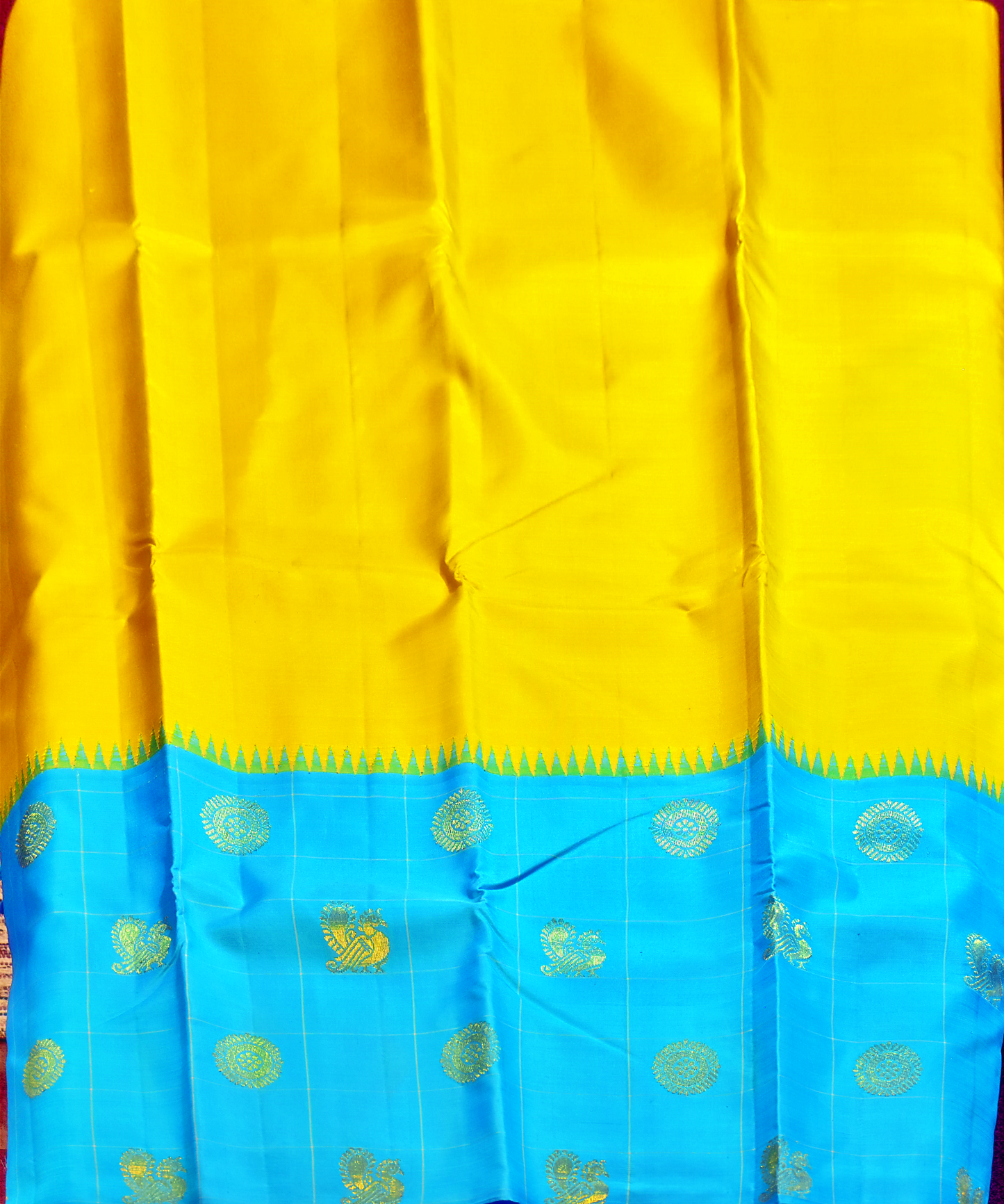 Pure Kancheepuram Half & Half Saree - ST10