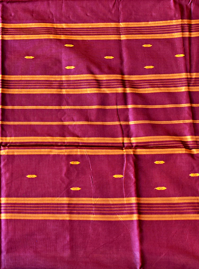 Handwoven Chettinadu Pure Cotton Saree - SRM3