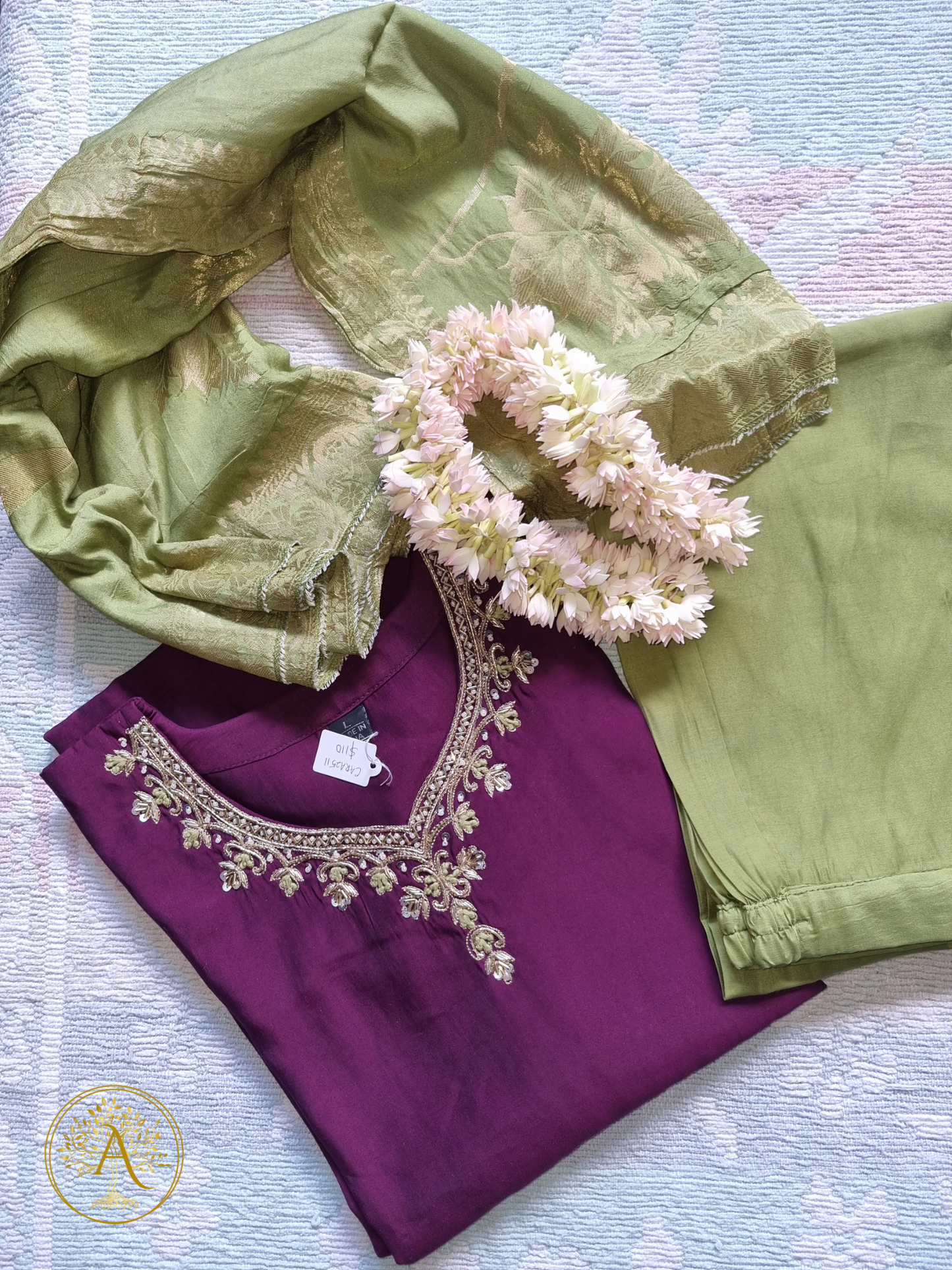 Purple 3pc Salwar Set - CARA2511
