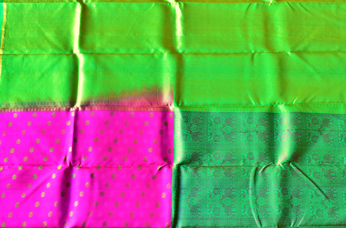 Pure Kancheepuram Half & Half Saree - ST8
