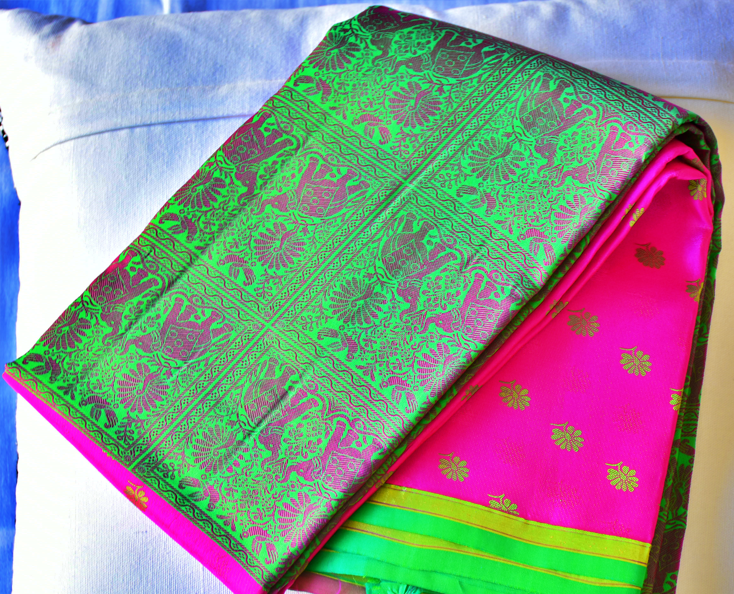 Pure Kancheepuram Half & Half Saree - ST8
