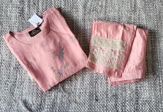 Pink Floral Design Coord Set - CSA19
