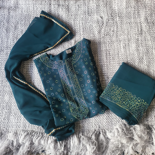 Exquisite Blue Salwar Set - CSA20