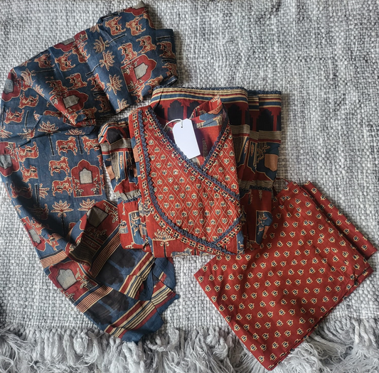 Jaipur Block Print Design Salwar Set - CST1
