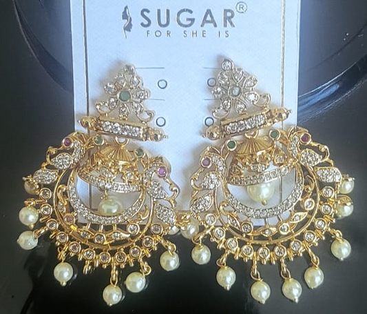 Classical Earring with Kemp Stones - E1