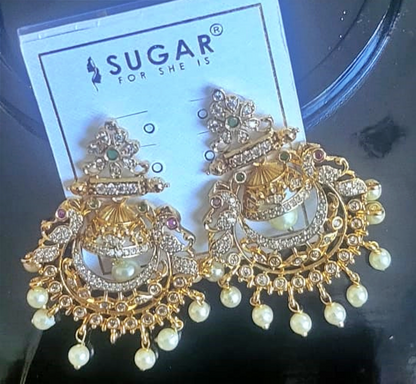 Classical Earring with Kemp Stones - E1