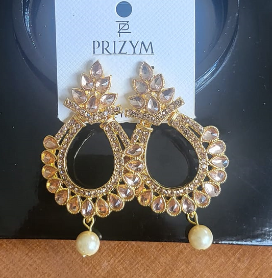 Statement Earring with Stones - E15