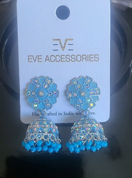 Blue Jhumka -E2