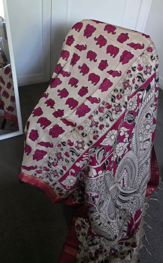 Printed Silk Saree - SVR2606