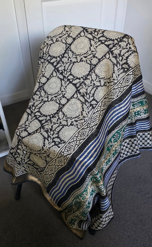 Printed Silk Saree -  SVR2607