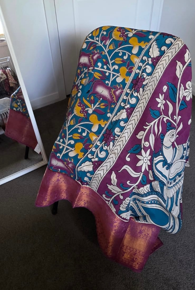 Printed Silk Saree - SVR2604