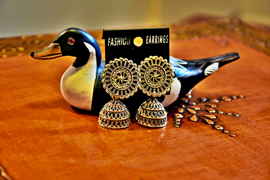 Silver Jhumkas - JM 1