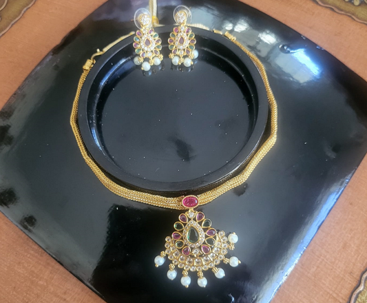 Elegant Classic Necklace & Earring Set- N14