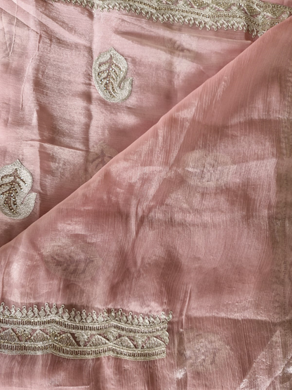 Semi Tissue Designer Saree - SKH2