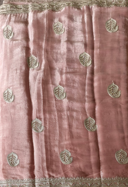 Semi Tissue Designer Saree - SKH2
