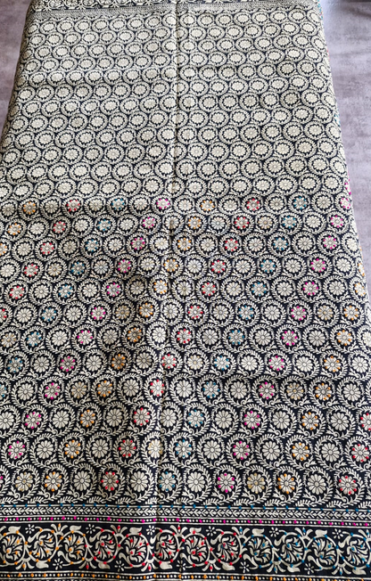 Handwoven Banarasi Saree with Meenakari Work - SRC4