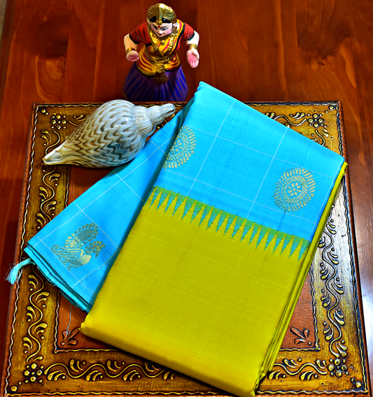 Pure Kancheepuram Half & Half Saree - ST10