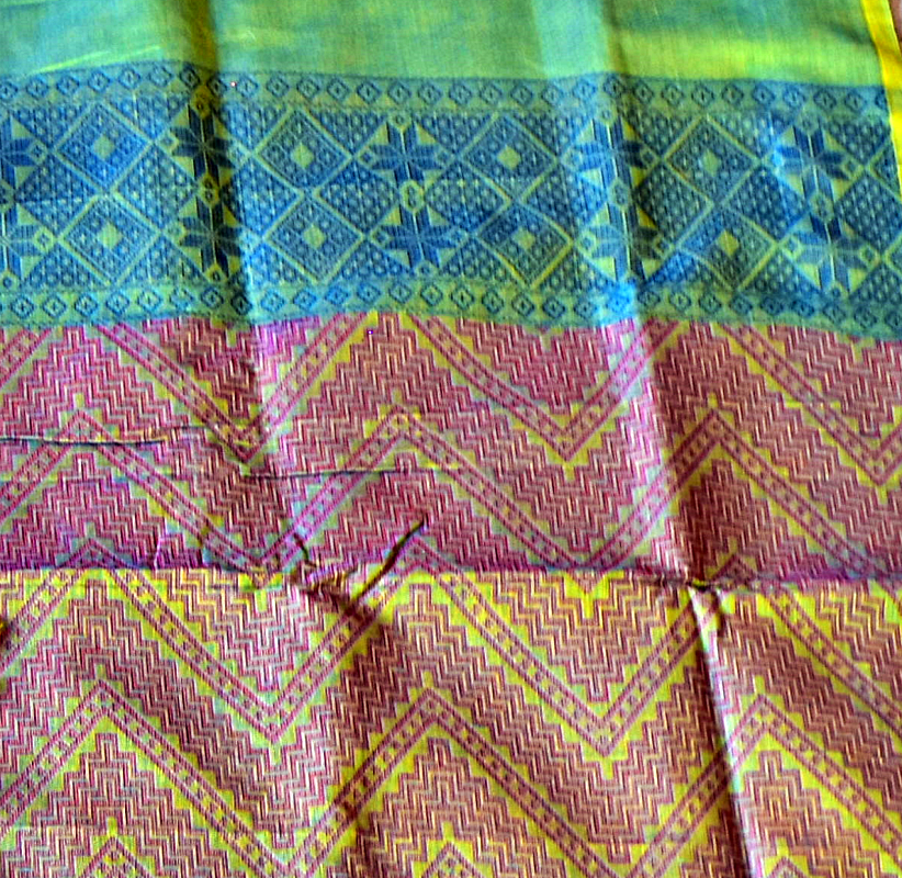 Handwoven Chettinadu Pure Cotton Saree - SRM2