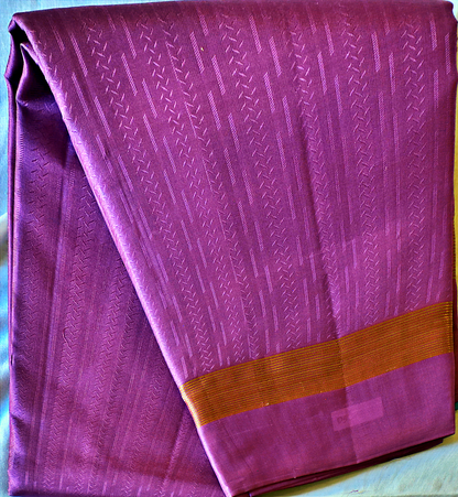 Pure Kancheepuram Saree with Gold Zari Borders - SD5