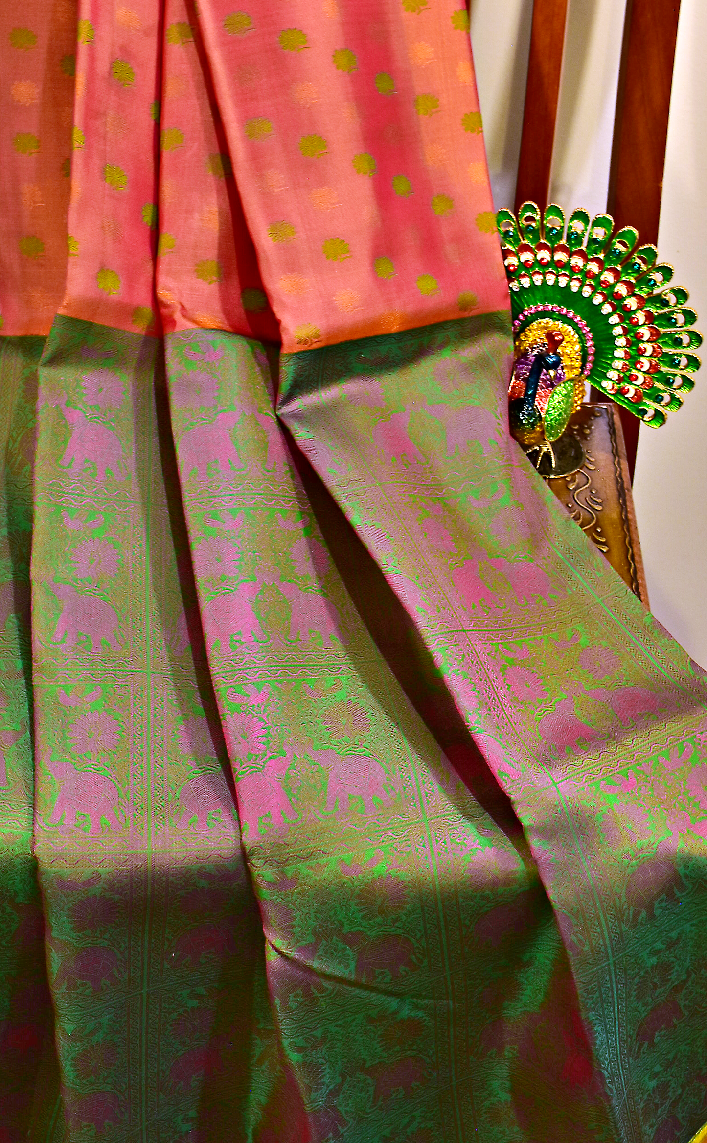 Pure Kancheepuram Half & Half Saree - ST9