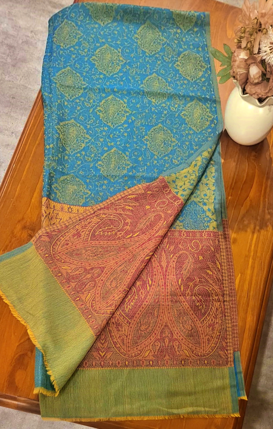 Pure Pashmina Stole Multi Colored - SHDH9