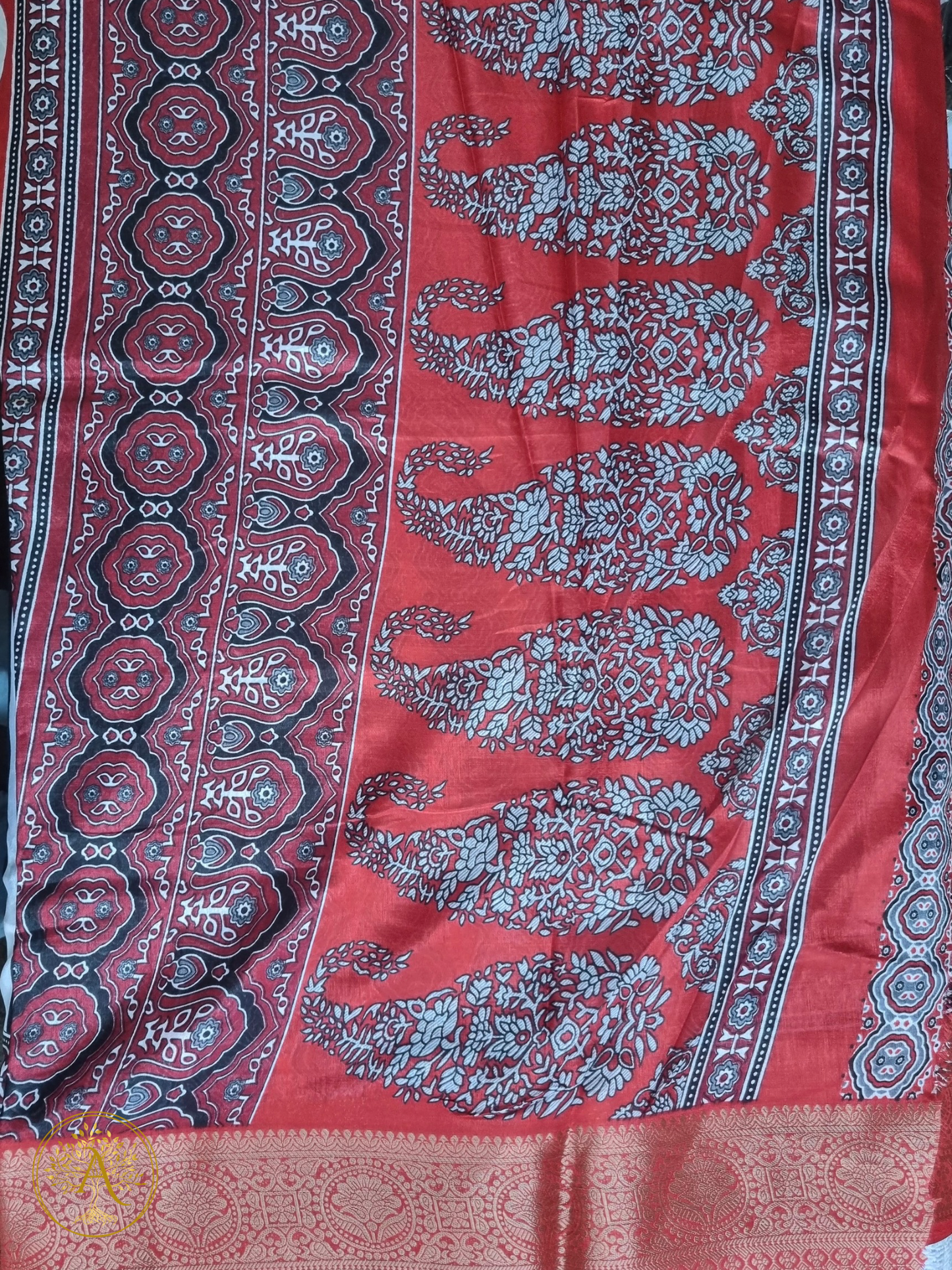 Printed Silk Saree - SST2535