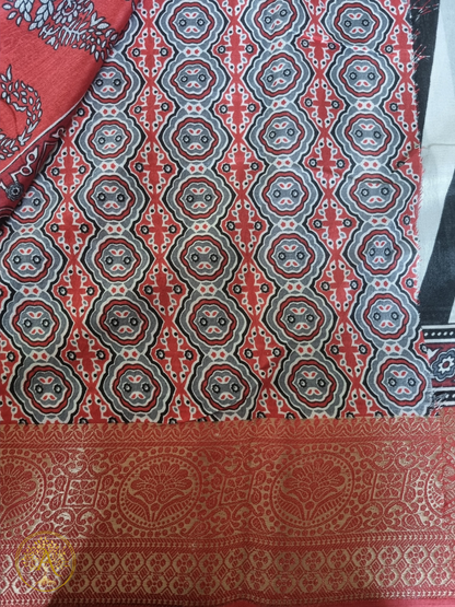 Printed Silk Saree - SST2535