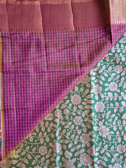 Printed Silk Saree - SST2521