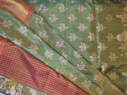 Printed Silk Saree - SST2523