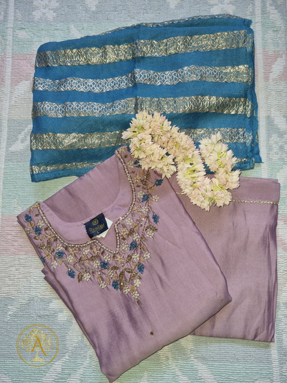 Purple 3pc Salwar Set - CARA2508