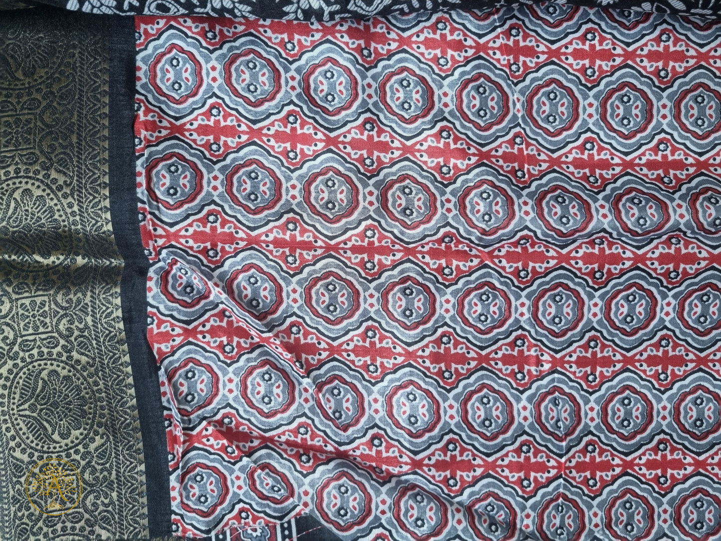 Printed Silk Saree - SST2536