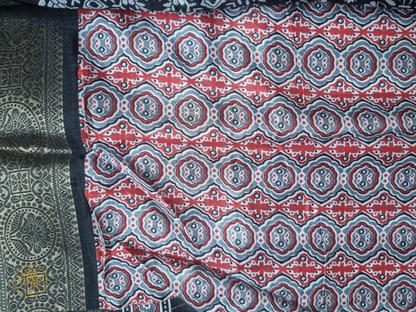 Printed Silk Saree - SST2536