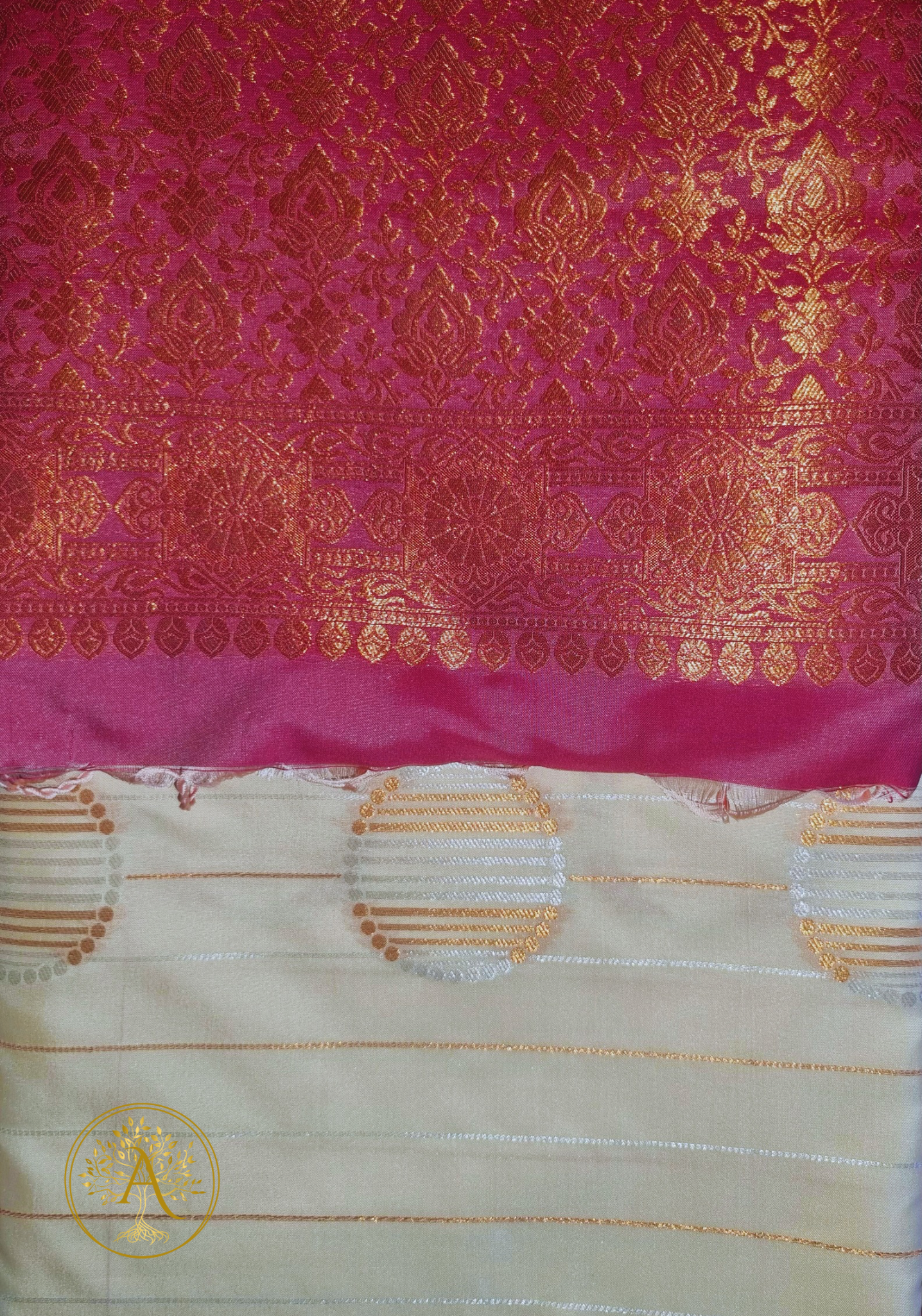 Semi Silk Kancheepuram Saree - SC2509