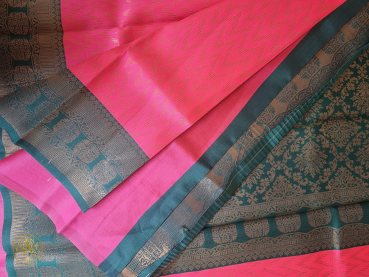 Semi Silk Kancheepuram Saree - SST2537