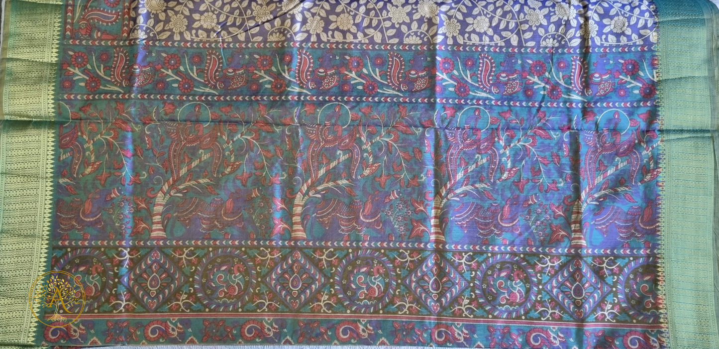 Printed Silk Saree - SST2525