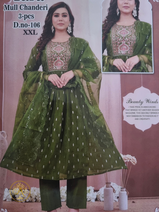 3pc Salwar Set - CVI2607