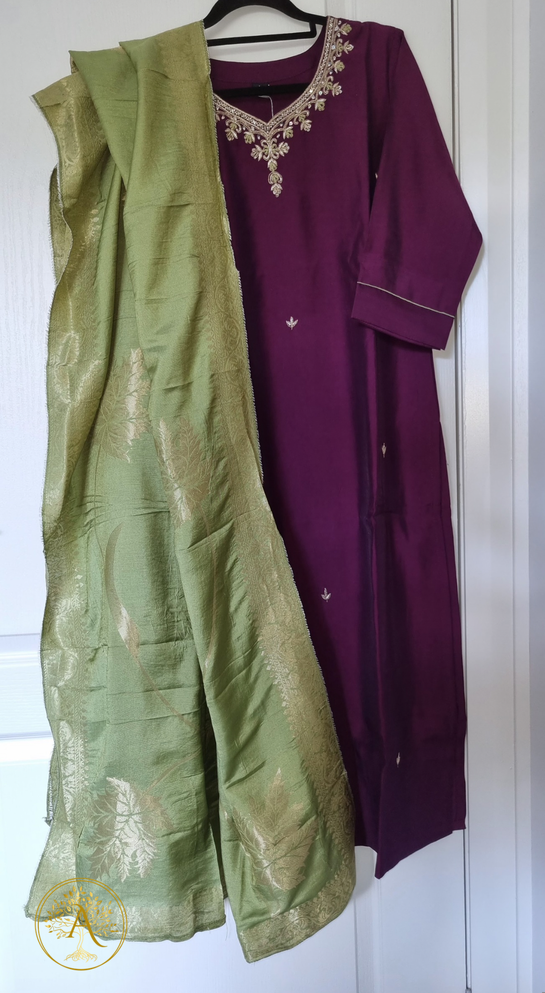 Purple 3pc Salwar Set - CARA2511