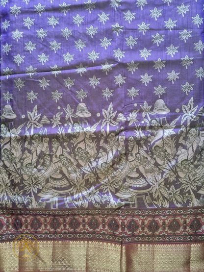 Printed Silk Saree - SST2526