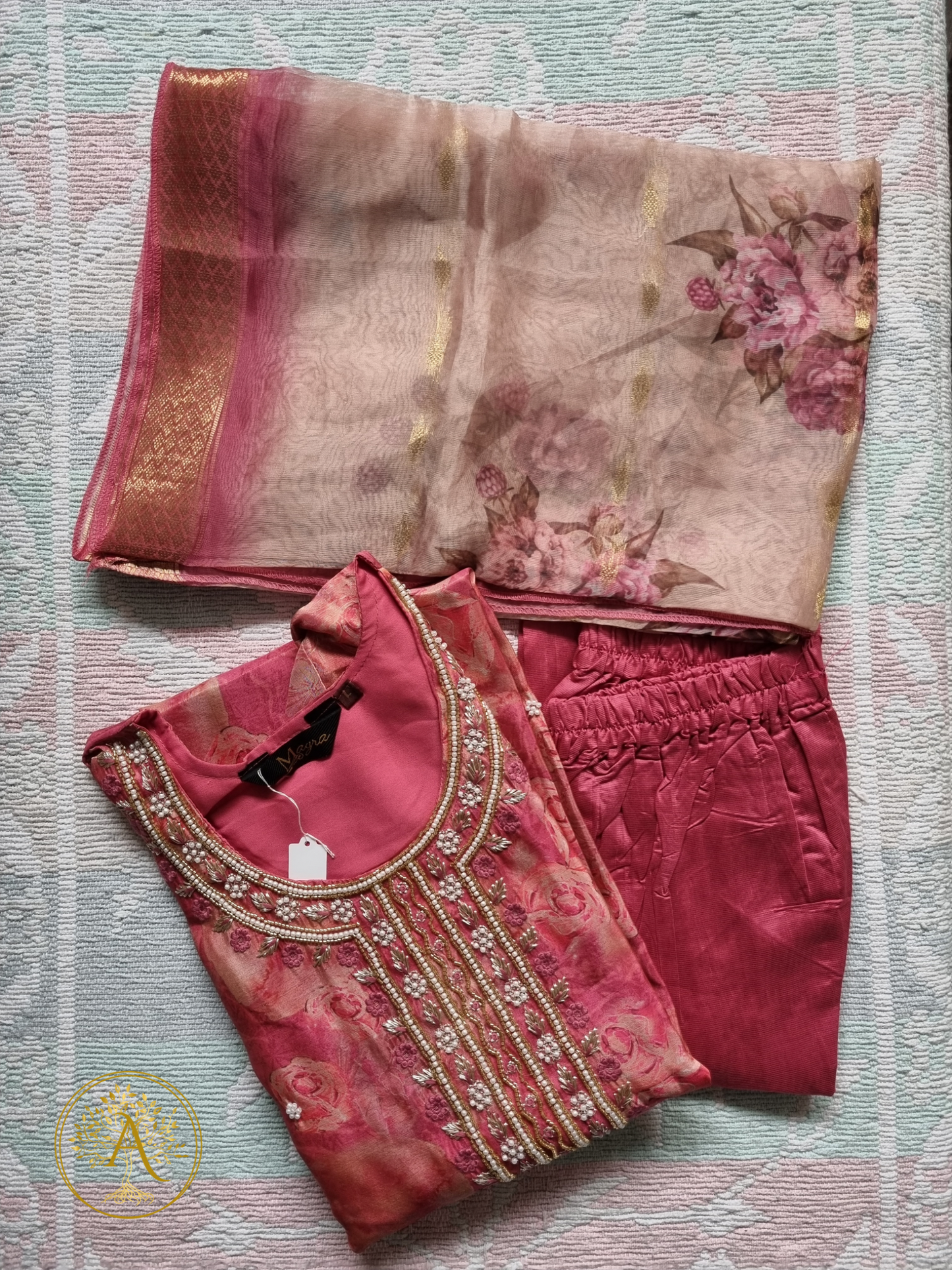Pink 3pc Salwar Set - CARA2507