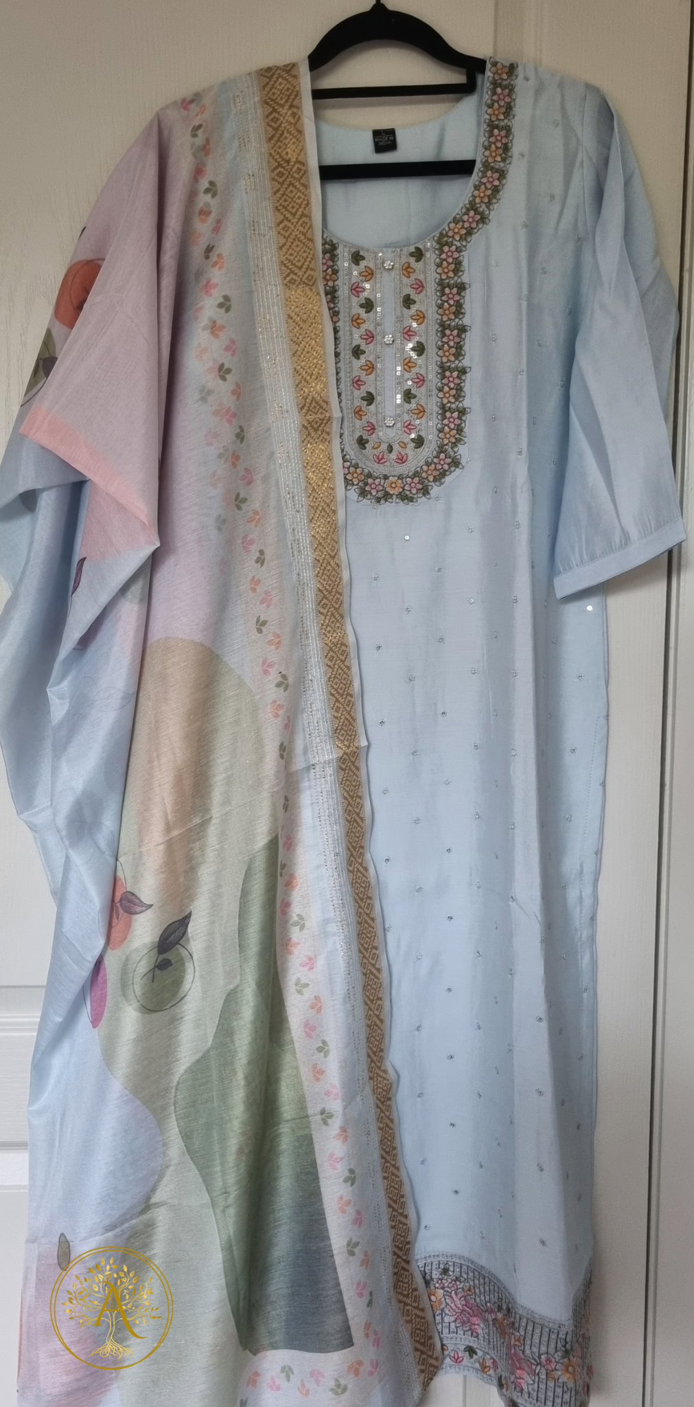 Light Blue 3pc Salwar Set - CSB2505