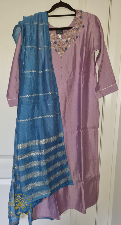 Purple 3pc Salwar Set - CARA2508