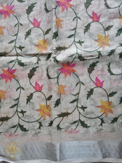 Printed Silk Saree - SST2528