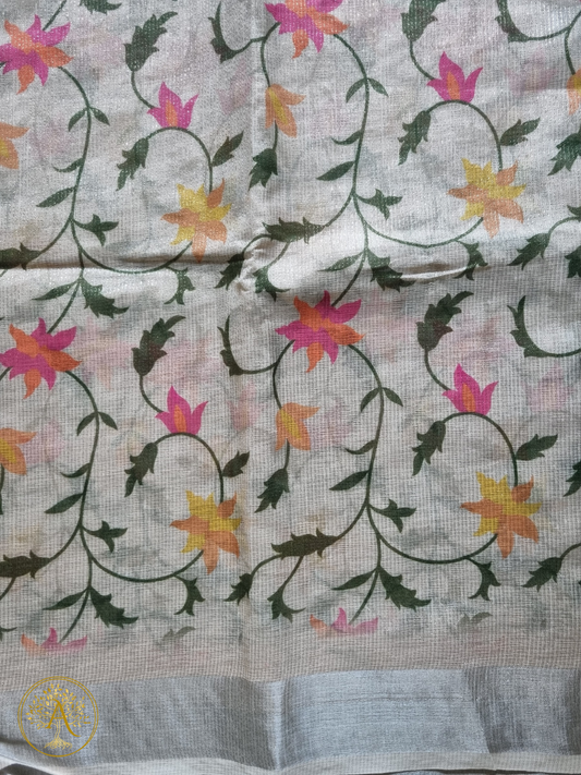 Printed Silk Saree - SST2528