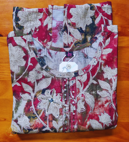 Spun Silk Kurti - KM4