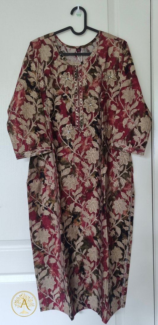 Spun Silk Kurti - KM4