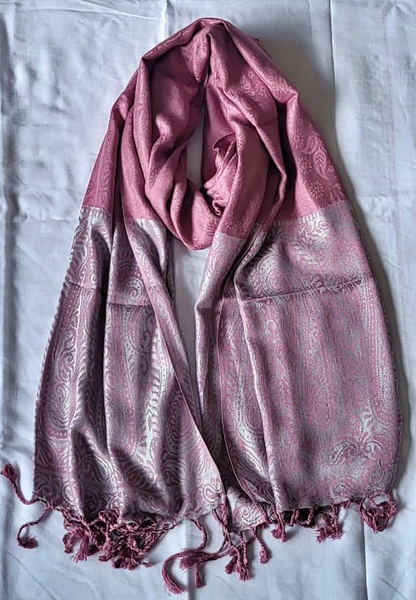 Semi Pashmina Stole Mauve - SHDH2