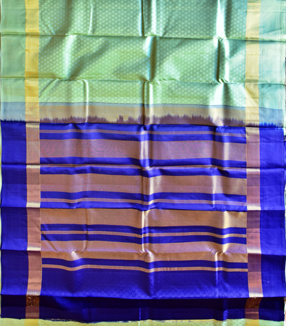 Pure Kancheepuram Saree with Gold Zari Borders - SD4