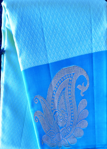 Pure Kancheepuram Sare with Contrast Border - ST5